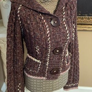 Free people sweater szL with hood